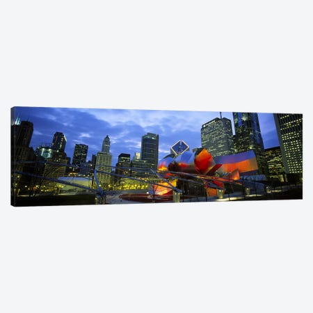 Jay Pritzker Pavillion, Millennium Park, Chicago, Cook County, Illinois, USA Canvas Print #PIM5450} by Panoramic Images Art Print