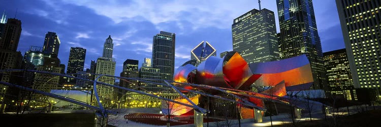 Jay Pritzker Pavillion, Millennium Park, Chicago, Cook County, Illinois, USA