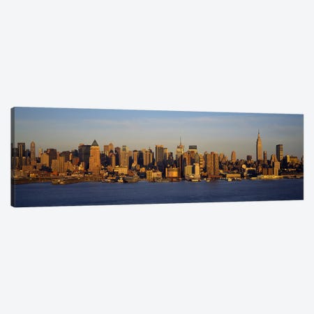 Skyscrapers at the waterfront, New York City, New York State, USA #2 Canvas Print #PIM5454} by Panoramic Images Canvas Art