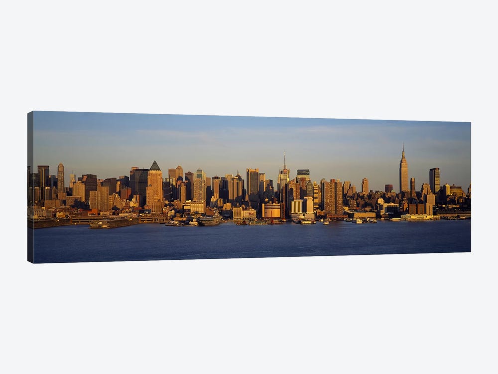 Skyscrapers at the waterfront, New York City, New York State, USA #2 by Panoramic Images 1-piece Canvas Art