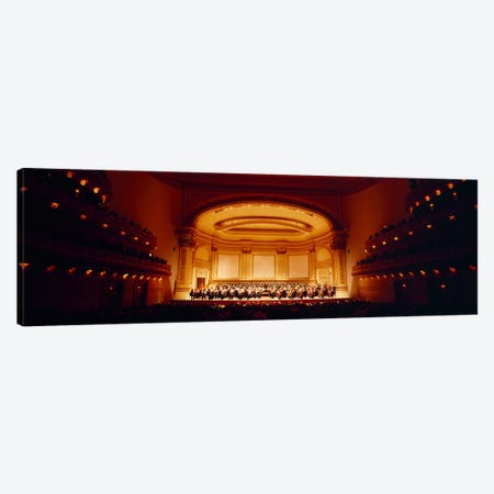 Performers on a stage, Carnegie Hall, New York City, New York state, USA Canvas Print #PIM5457} by Panoramic Images Canvas Wall Art