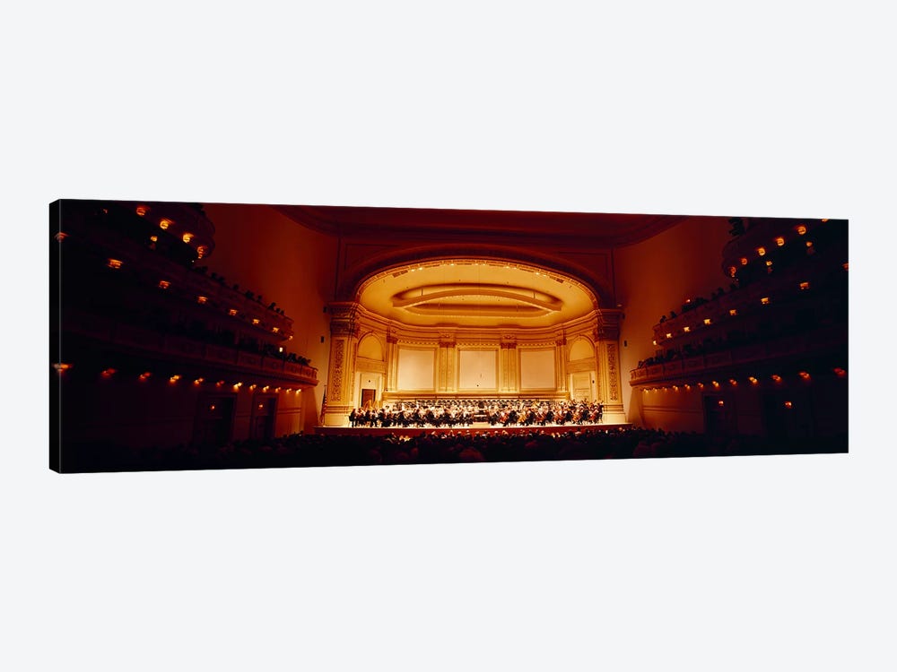Performers on a stage, Carnegie Hall, New York City, New York state, USA by Panoramic Images 1-piece Art Print