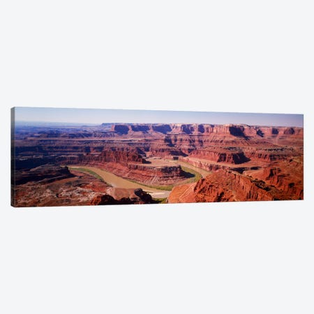 River flowing through a canyonCanyonlands National Park, Utah, USA Canvas Print #PIM546} by Panoramic Images Canvas Wall Art