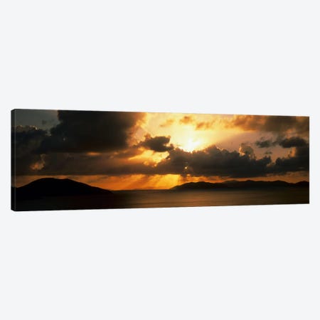 Sunset British Virgin Islands Canvas Print #PIM549} by Panoramic Images Canvas Print