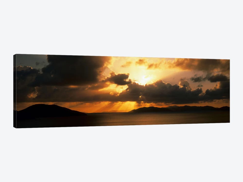Sunset British Virgin Islands by Panoramic Images 1-piece Canvas Art Print