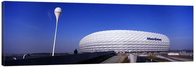 Soccer stadium in a city, Allianz Arena, Munich, Bavaria, Germany Canvas Art Print - Munich Art