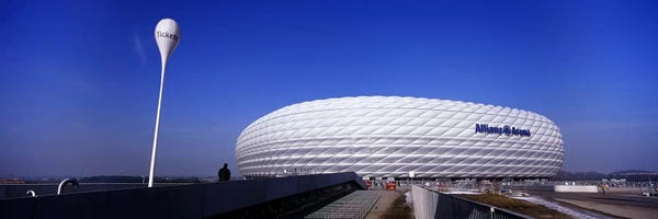 Bavaria: Soccer stadium in a city, Allianz Arena, Munich, Bavaria, Germany by Panoramic Images