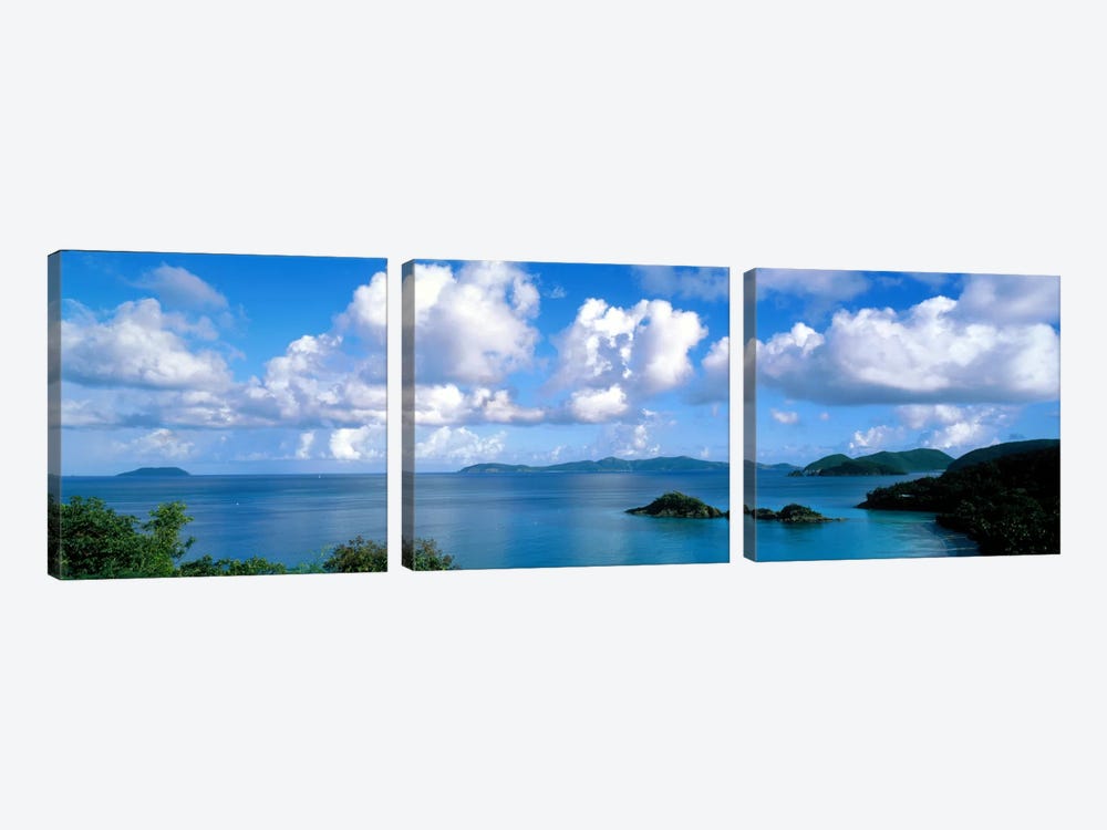 Trunk Bay St John US Virgin Islands by Panoramic Images 3-piece Canvas Print