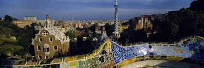 Parc Guell, Barcelona, Catalonia, Spain by Panoramic Images canvas print