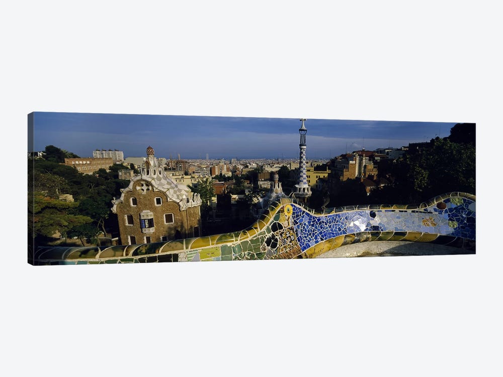 Parc Guell, Barcelona, Catalonia, Spain by Panoramic Images 1-piece Canvas Print