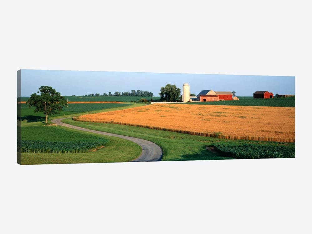 Farm nr Mountville Lancaster Co PA USA by Panoramic Images 1-piece Canvas Wall Art