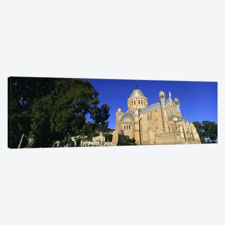 Low angle view of a church, Notre Dame D'Afrique, Algiers, Algeria Canvas Print #PIM5530} by Panoramic Images Canvas Wall Art