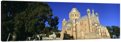Low angle view of a church, Notre Dame D'Afrique, Algiers, Algeria Canvas Art Print - Algeria