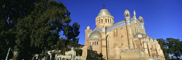 Algeria: Low angle view of a church, Notre Dame D'Afrique, Algiers, Algeria by Panoramic Images