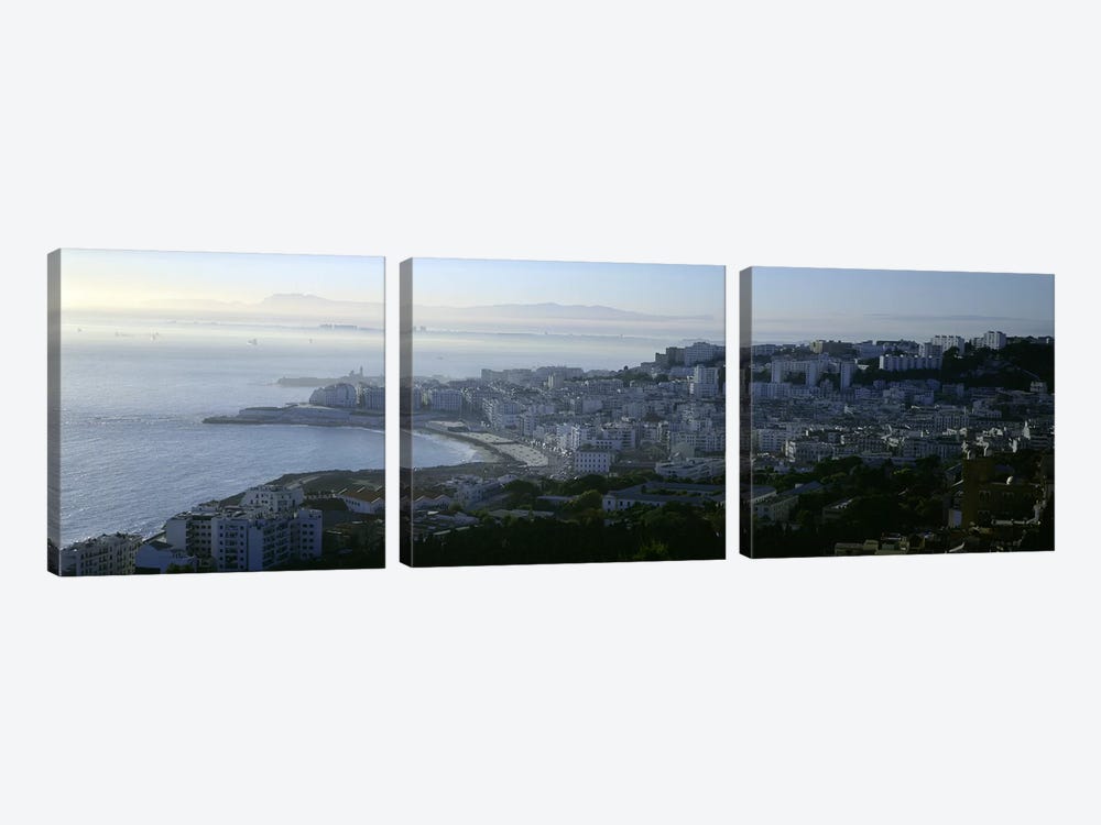 Aerial View, Bab El Oued, Algiers, Algeria by Panoramic Images 3-piece Canvas Print
