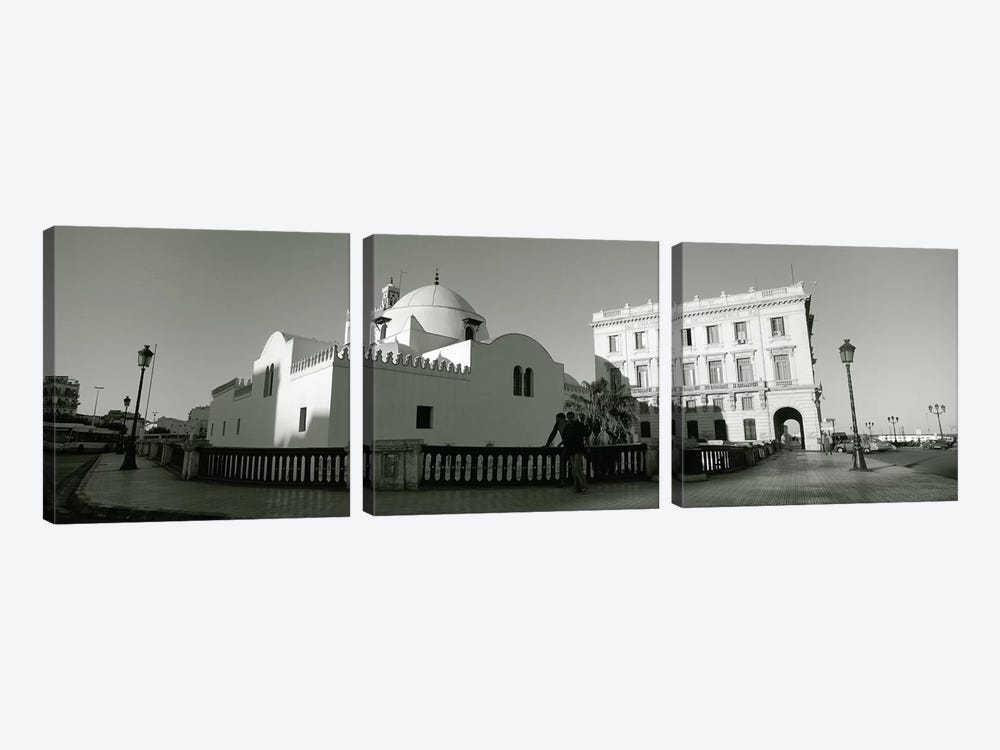 Low angle view of a mosque, Jamaa-El-Jedid, Algiers, Algeria by Panoramic Images 3-piece Canvas Art Print