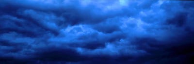 Dramatic Blue Clouds by Panoramic Images multi panel art