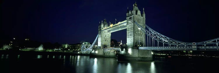 Bridge across a river, Tower Bridge, Thames River, London, England