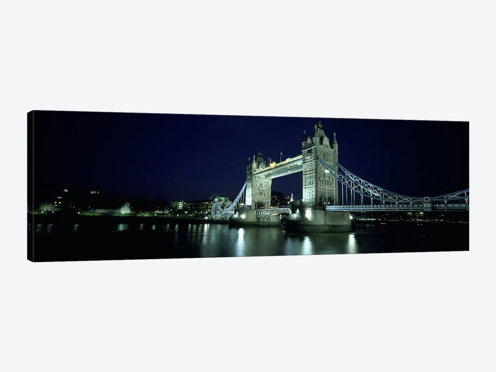 Bridge across a river, Tower Bridge, Thames River, London, England by Panoramic Images 1-piece Art Print