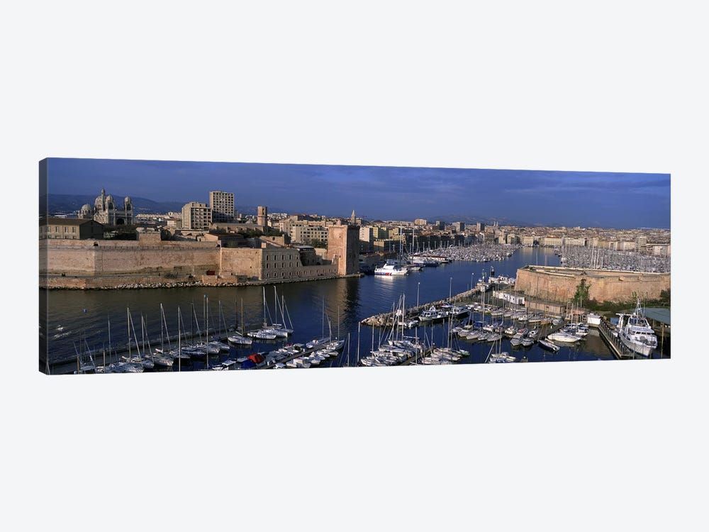 Old Port, Marseille, Provence-Alpes-Cote d'Azur, France by Panoramic Images 1-piece Canvas Print