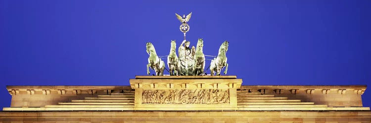 High section view of a gate, Brandenburg Gate, Berlin, Germany