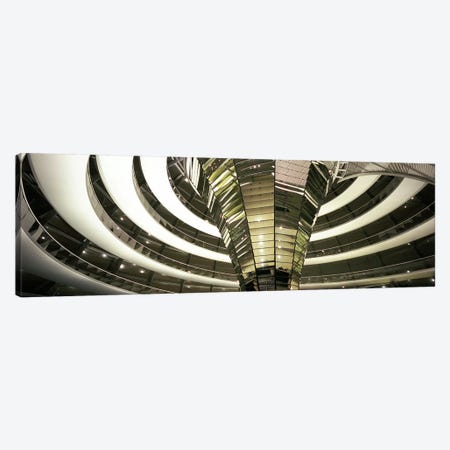 Interior Of Dome & Cone, Reichstag, Berlin, Germany Canvas Print #PIM5564} by Panoramic Images Canvas Art
