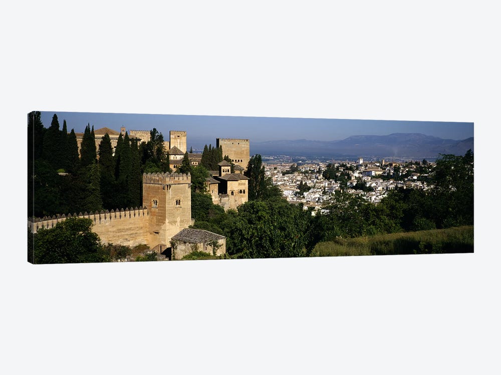 High-Angle View Of El Albayzin (Albaicin), Granada, Andalusia, Spain by Panoramic Images 1-piece Canvas Print