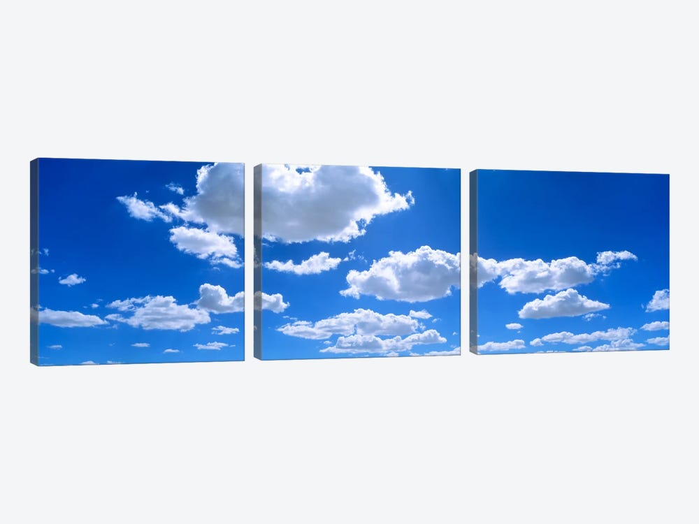 Clouds abv Navajo Reservation by Panoramic Images 3-piece Canvas Wall Art
