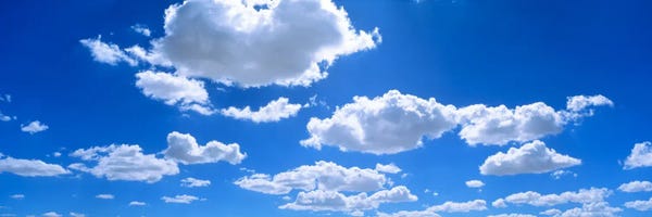 Blue: Clouds abv Navajo Reservation by Panoramic Images