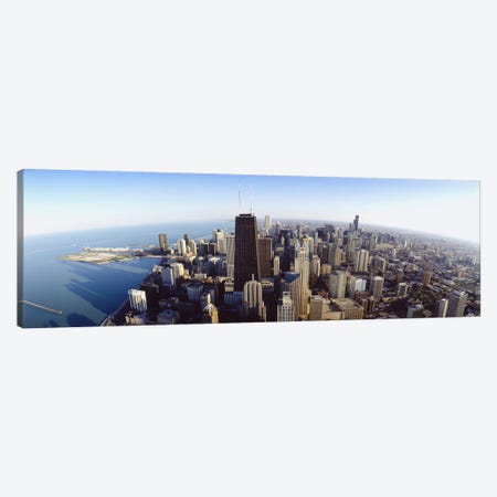 Aerial view of a city, Chicago, Illinois, USA #2 Canvas Print #PIM5584} by Panoramic Images Canvas Artwork