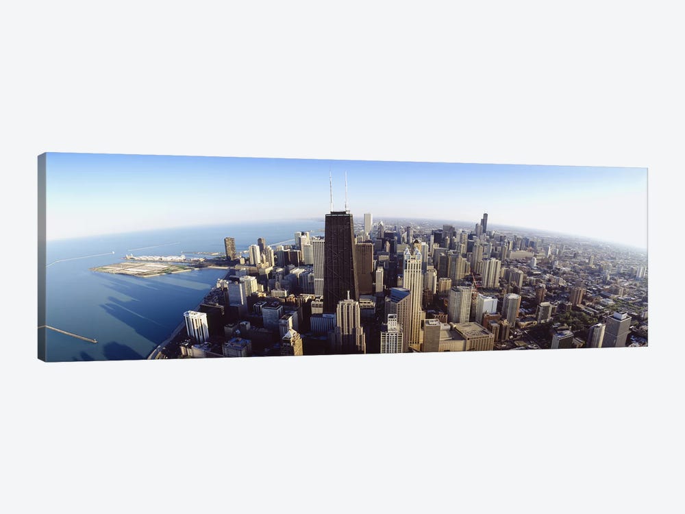 Aerial view of a city, Chicago, Illinois, USA #2 by Panoramic Images 1-piece Canvas Art
