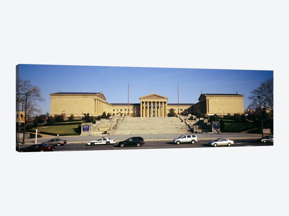 Facade of an art museum, Philadelphia Museum Of Art, Philadelphia, Pennsylvania, USA by Panoramic Images 1-piece Canvas Art