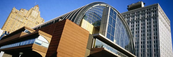 Philadelphia: Low angle view of buildings in a city, Philadelphia, Pennsylvania, USA by Panoramic Images