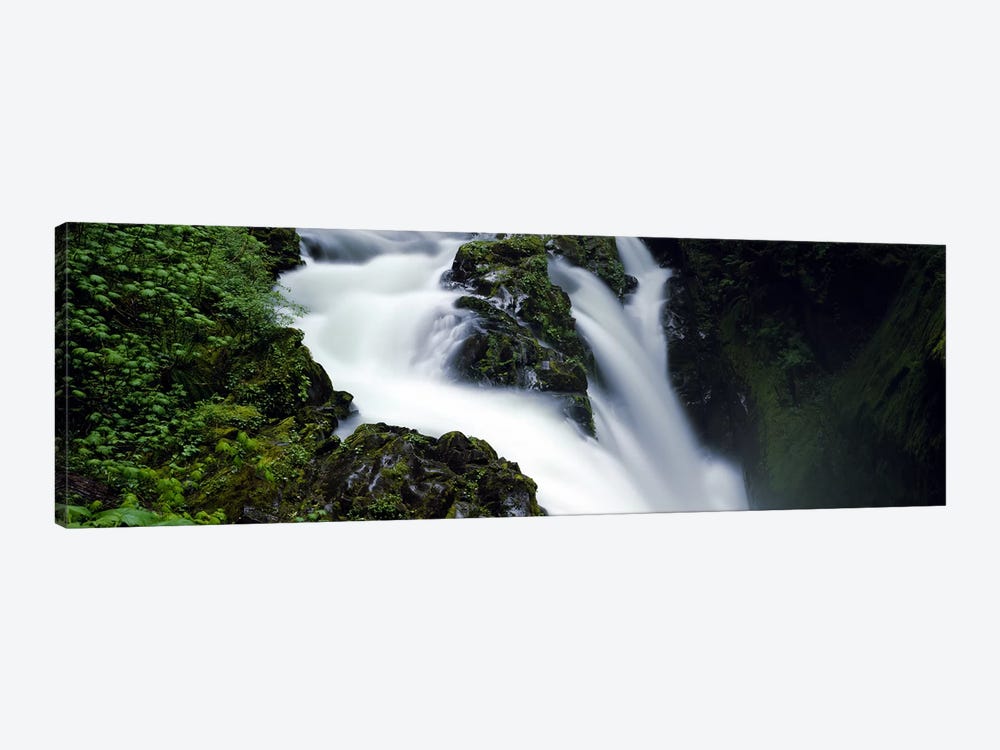 High angle view of a waterfall, Sol Duc Falls, Olympic National Park, Washington State, USA by Panoramic Images 1-piece Canvas Art Print