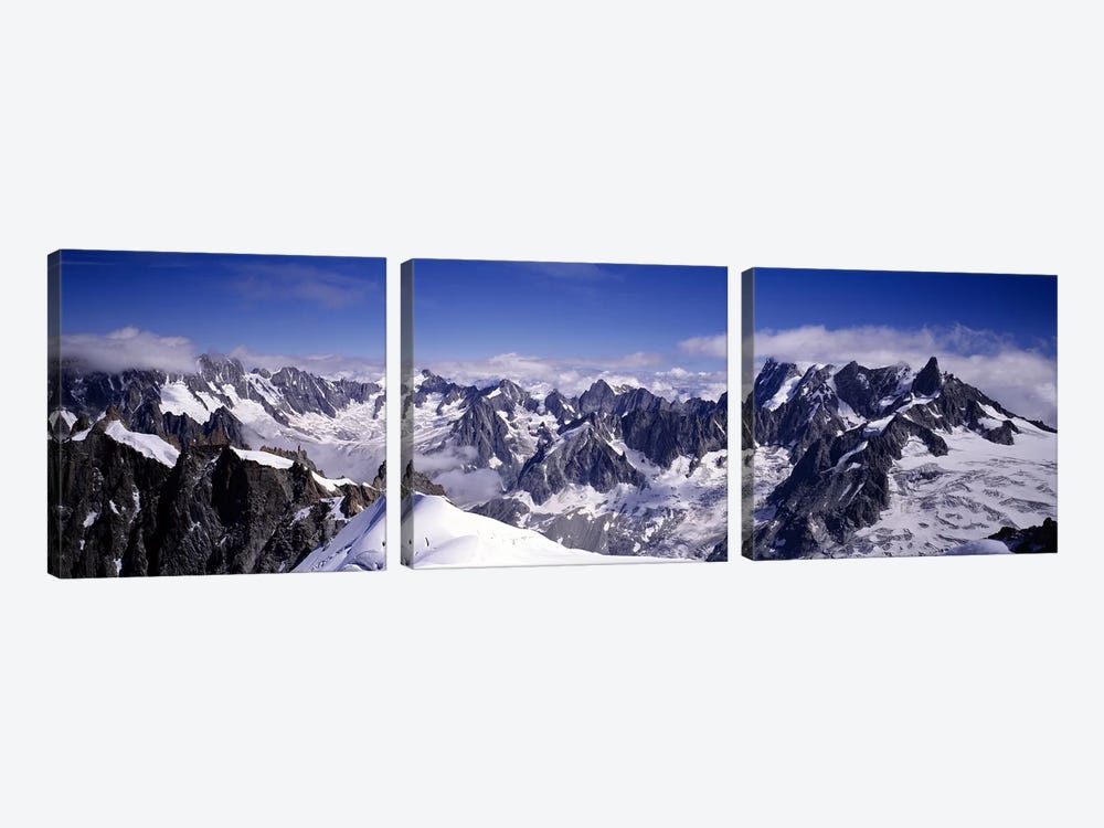 The Alps Under Snow by Panoramic Images 3-piece Canvas Art Print