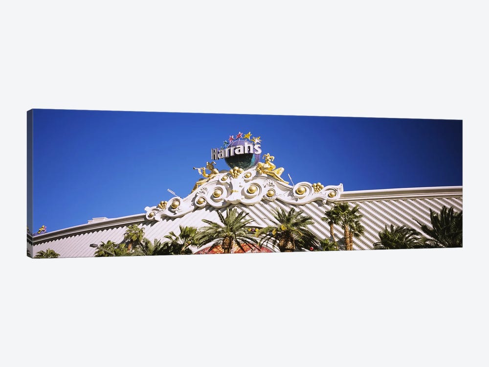 Low angle view of a building, Harrah's Hotel, Las Vegas, Nevada, USA by Panoramic Images 1-piece Canvas Art Print