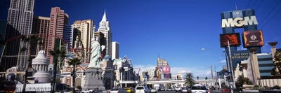 Buildings in a city, The Strip, Las Vegas, Nevada, USA by Panoramic Images canvas print