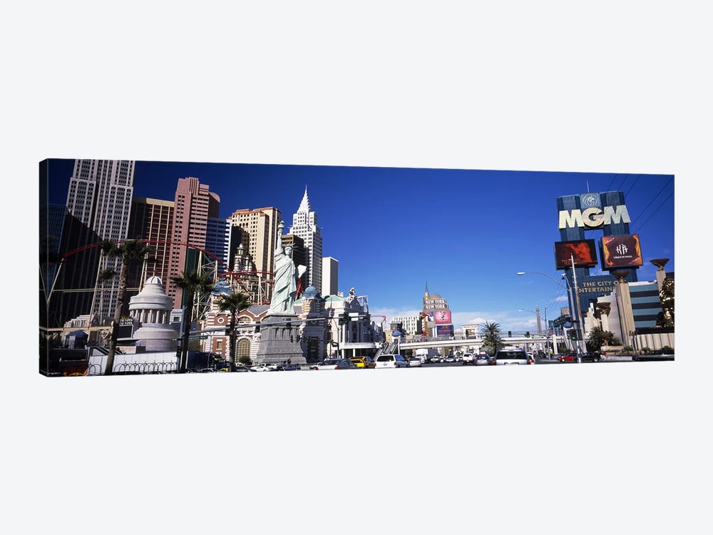 Buildings in a city, The Strip, Las Vegas, Nevada, USA by Panoramic Images 1-piece Canvas Wall Art