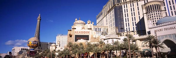 Las Vegas: Hotel in a city, Aladdin Resort And Casino, The Strip, Las Vegas, Nevada, USA by Panoramic Images