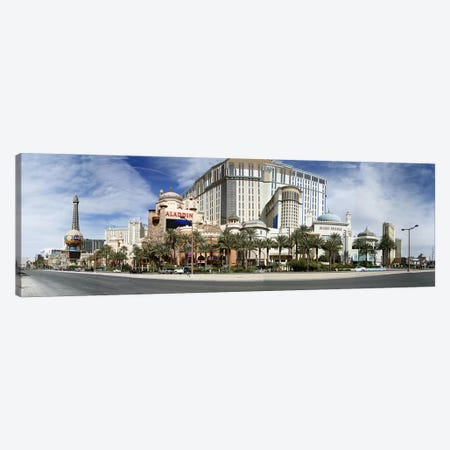 Clouds over buildings in a city, Digital Composite of the Las Vegas Strip, Las Vegas, Nevada, USA Canvas Print #PIM5617} by Panoramic Images Canvas Wall Art