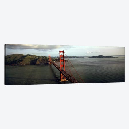 Bridge over a bay, Golden Gate Bridge, San Francisco, California, USA #2 Canvas Print #PIM5639} by Panoramic Images Canvas Print