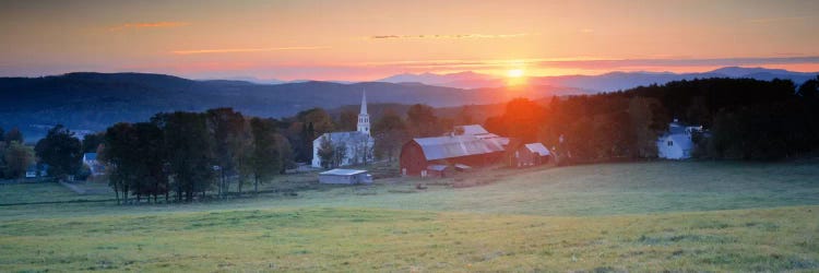 Sunrise Peacham VT USA by Panoramic Images wall art