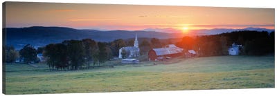 Sunrise Peacham VT USA Canvas Art Print - Vermont Art