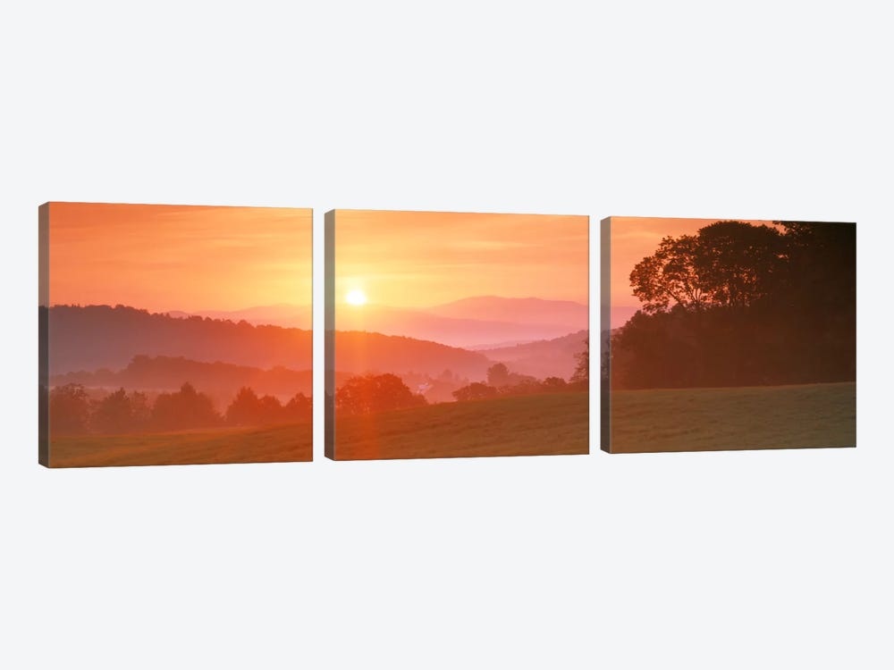 Sunrise Caledonia VT USA by Panoramic Images 3-piece Art Print