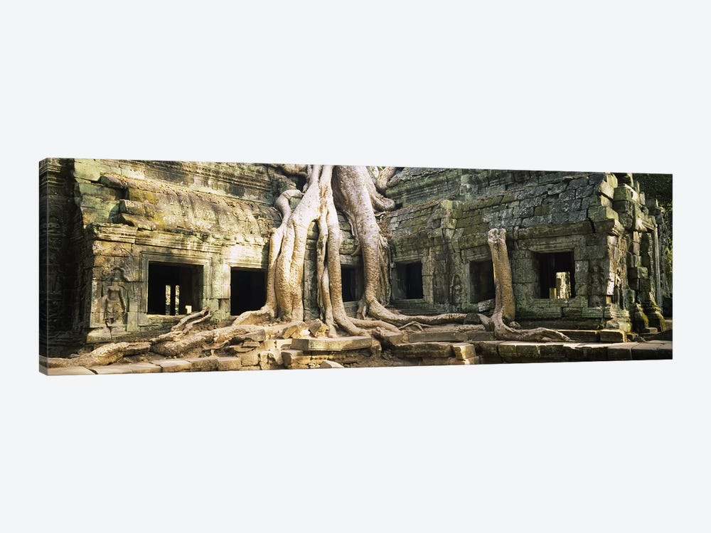 Old ruins of a building, Angkor Wat, Cambodia by Panoramic Images 1-piece Canvas Art Print
