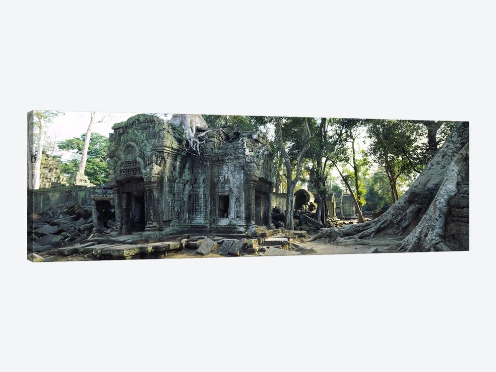 Old ruins of a building, Angkor Wat, Cambodia #2 by Panoramic Images 1-piece Canvas Print