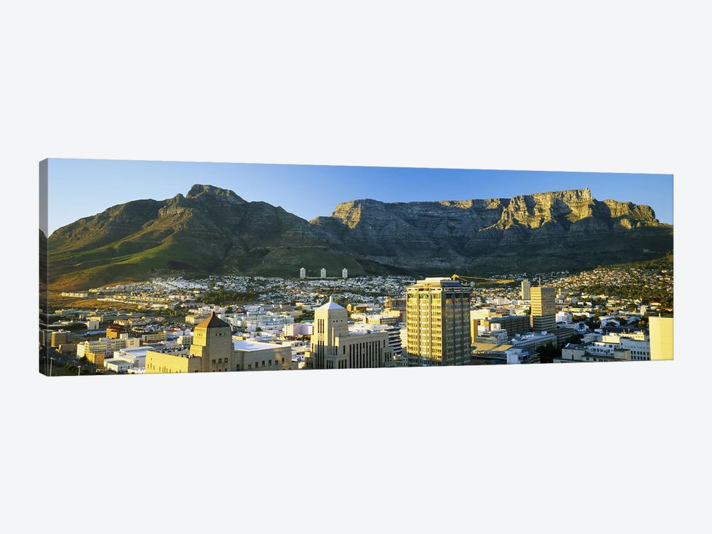 Table Mountain With A High-Angle View Of Cape Town, Western Cape, South Africa by Panoramic Images 1-piece Canvas Print