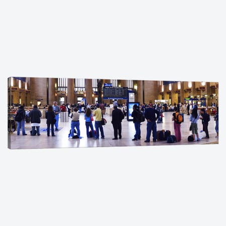 People waiting in a railroad station, 30th Street Station, Schuylkill River, Philadelphia, Pennsylvania, USA Canvas Print #PIM5696} by Panoramic Images Canvas Wall Art