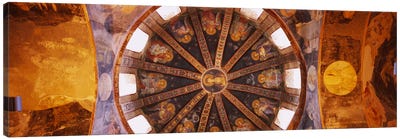 Frescos in a churchKariye Museum, Holy Savior in Chora Church, Istanbul, Turkey Canvas Art Print - Turkey Art
