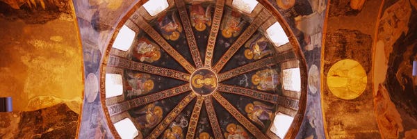 Domes: Frescos in a churchKariye Museum, Holy Savior in Chora Church, Istanbul, Turkey by Panoramic Images